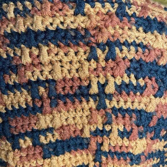 Vintage Handmade Knit Fall Button Up Sweater. OOAK. Medium. Autumn Harvest Vibes - Picture 12 of 15